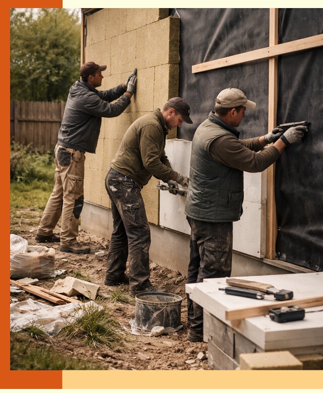 Утепление дачного дома под ключ в Сосновом Бору