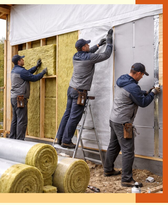 Утепление каркасного дома в Сосновом Бору от 4266 руб./м2 — профессионально | ТепломастерСнб