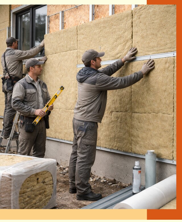 Утепление дома из SIP панелей в Сосновом Бору от 6298 руб./м² под ключ | ТепломастерСнб