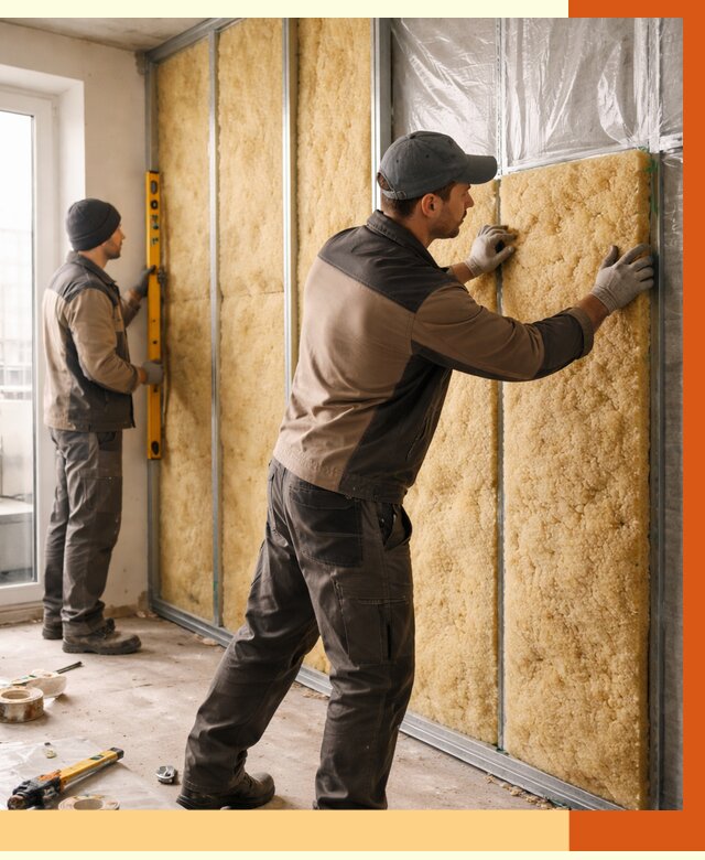 Утепление квартиры изнутри в Сосновом Бору от 4419 руб. за м2 | Проф. работы ТепломастерСнб