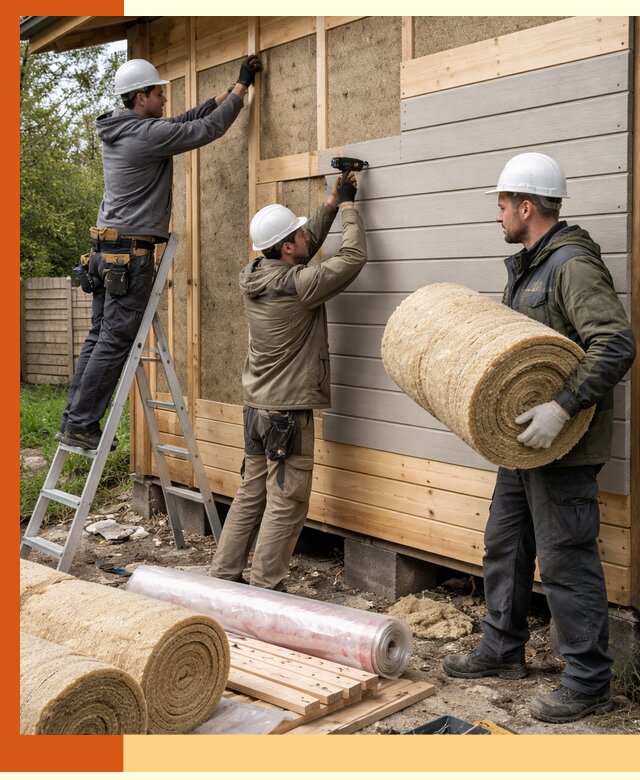 Утепление бани снаружи в Сосновом Бору профессионально и надежно