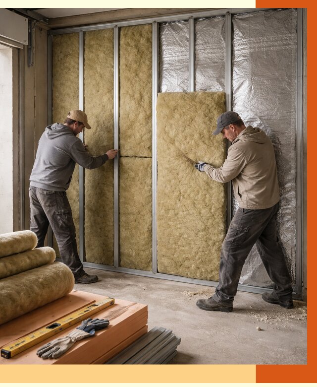 Утепление гаража изнутри в Сосновом Бору от 7619 руб/м2 — работы и цена | ТепломастерСнб