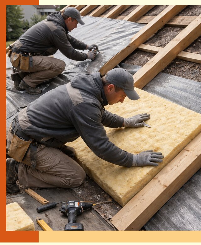 Профессиональное утепление крыши в Сосновом Бору качественно и надежно