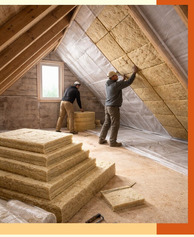 Утепление мансарды в Сосновом Бору от 2540 руб/м2 — комплексно и под ключ | ТепломастерСнб