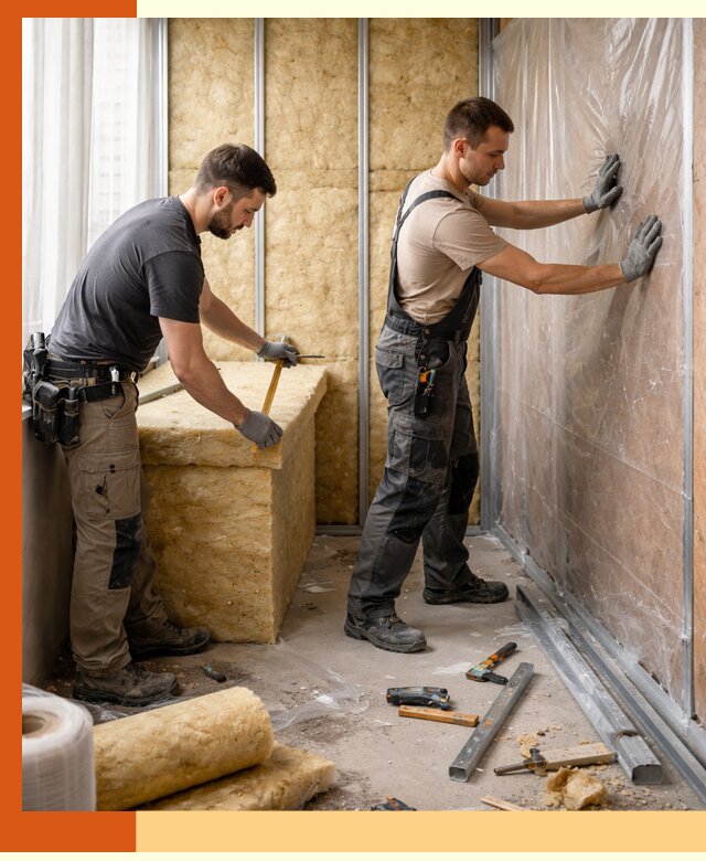 Профессиональное утепление лоджии в Сосновом Бору эффективно и надежно