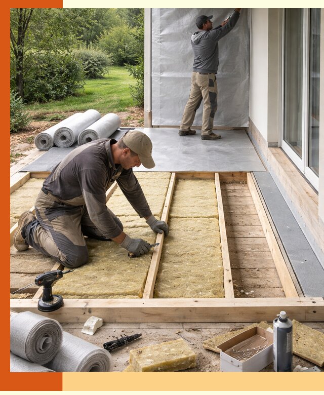 Утепление террасы в Сосновом Бору — тепло и защита круглогодично