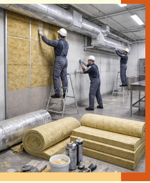 Утепление пищевого цеха в Сосновом Бору от 12698 руб./м² — комплексно под ключ | ТепломастерСнб