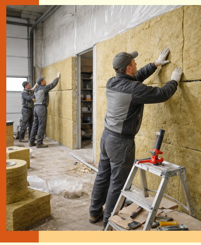 Утепление автосервиса и мастерских в Сосновом Бору качественно и надёжно