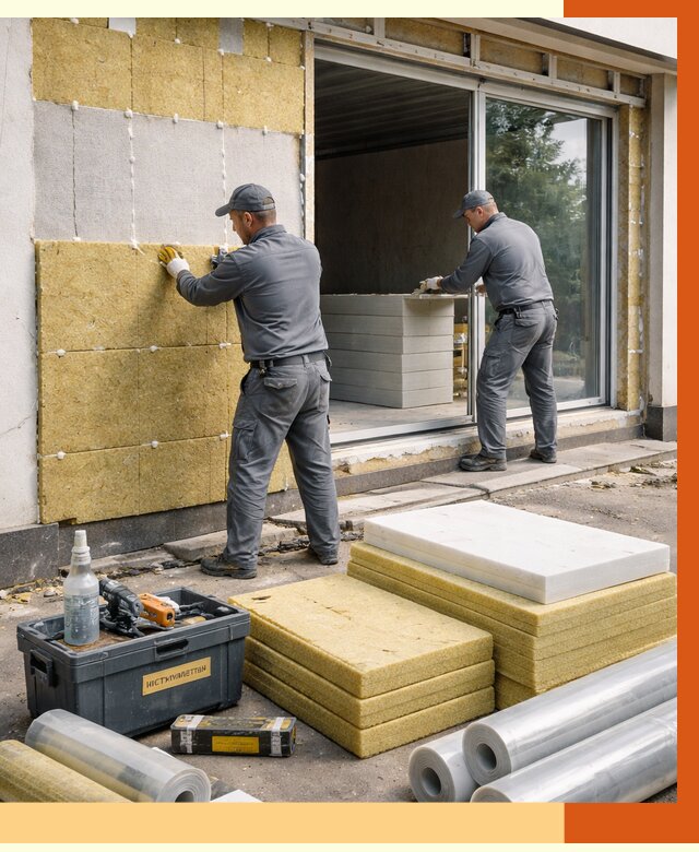 Утепление торгового павильона в Сосновом Бору от 14729 руб./м² под ключ | ТепломастерСнб