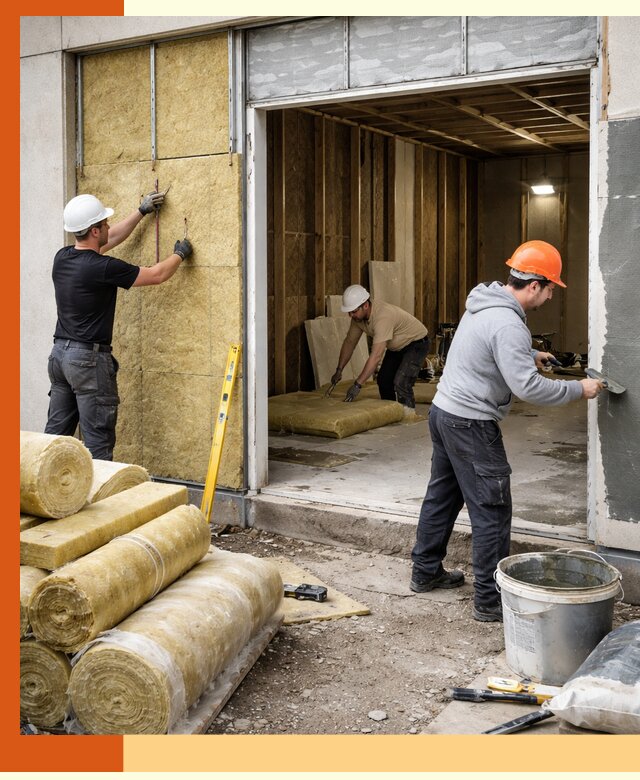 Утепление торгового павильона в Сосновом Бору — качественно и энергоэффективно