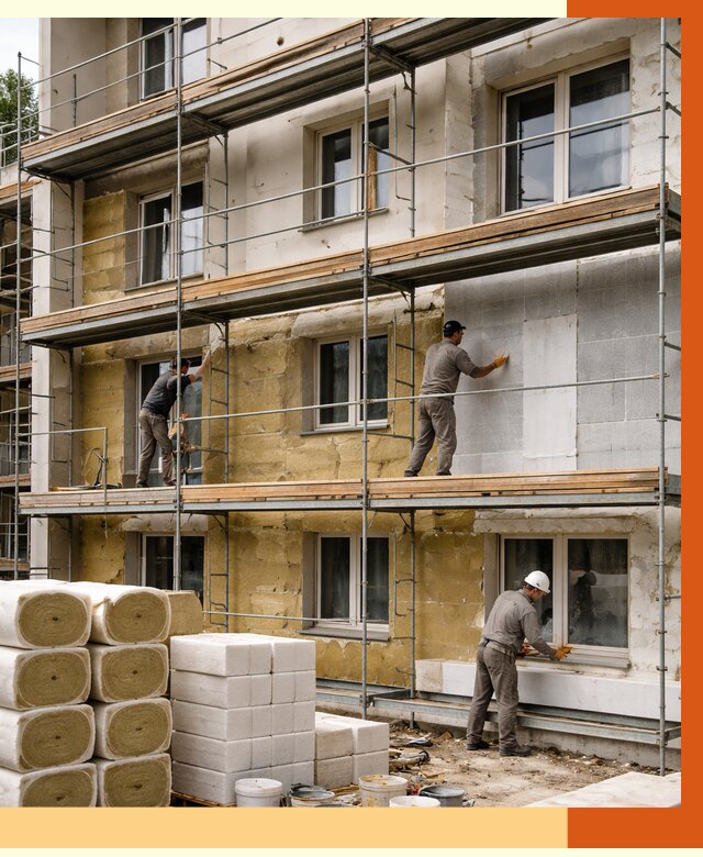 Утепление гостиницы в Сосновом Бору от 7314 руб./м2 — комплексно, ППУ, под ключ | ТепломастерСнб