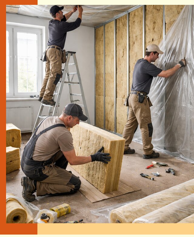 Утепление офисных помещений под ключ в Сосновом Бору