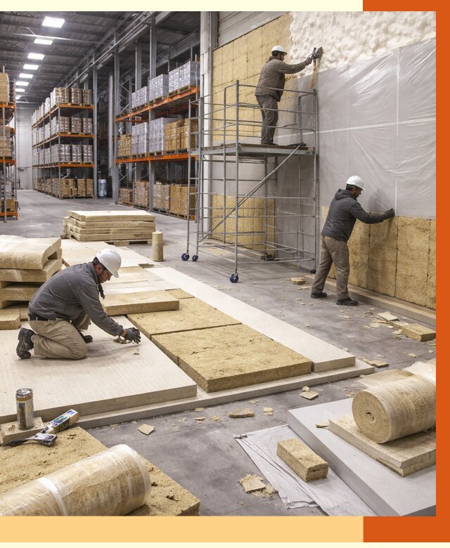 Утепление складского терминала в Сосновом Бору от 7619 руб./м² под ключ | ТепломастерСнб