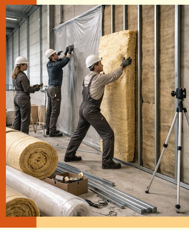 Утепление складского терминала в Сосновом Бору профессионально и надёжно