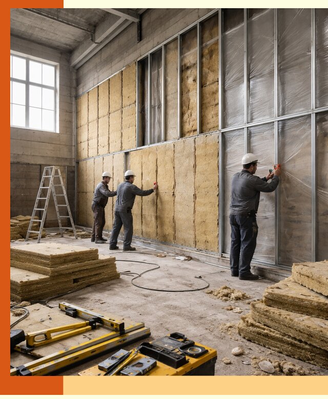 Утепление спортивного зала в Сосновом Бору качественно и недорого