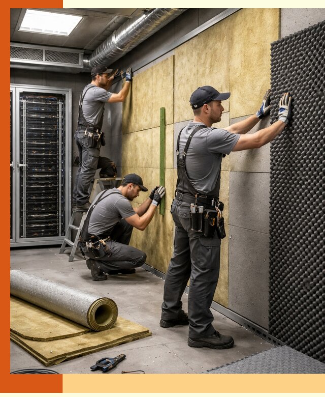 Утепление серверной комнаты профессионально в Сосновом Бору