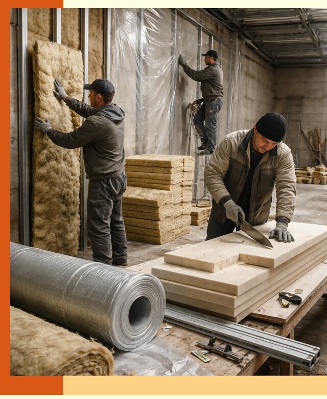 Утепление торгового склада в Сосновом Бору с энергоэффективными решениями