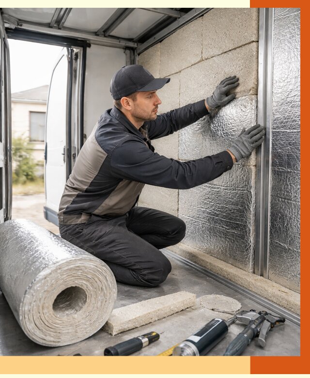 Утепление фургона рефрижератора в Сосновом Бору от 12698 руб./м² под ключ | ТепломастерСнб