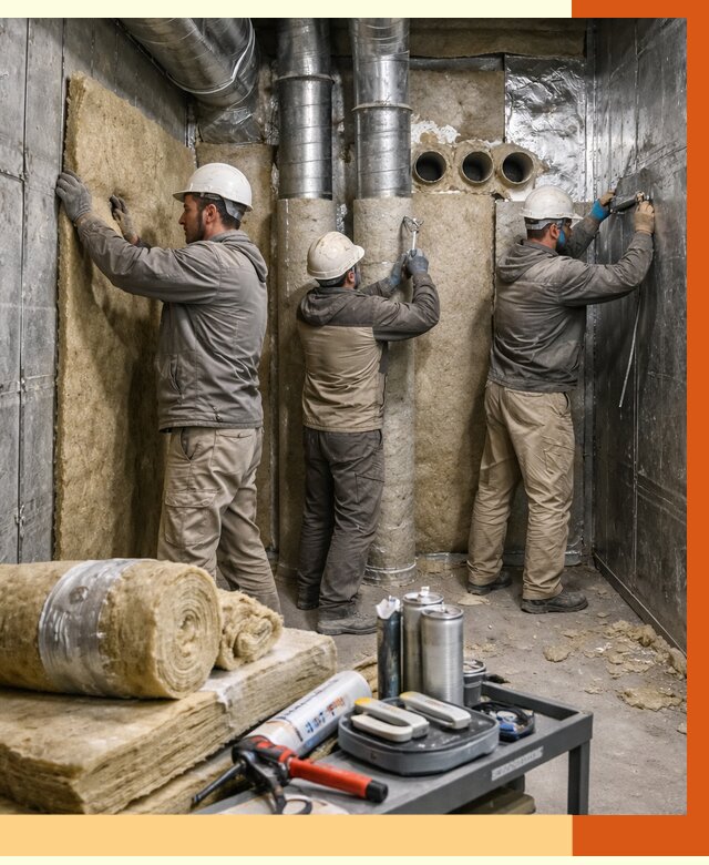 Утепление венткамеры в Сосновом Бору под ключ от 1473 руб. — профессионально | ТепломастерСнб