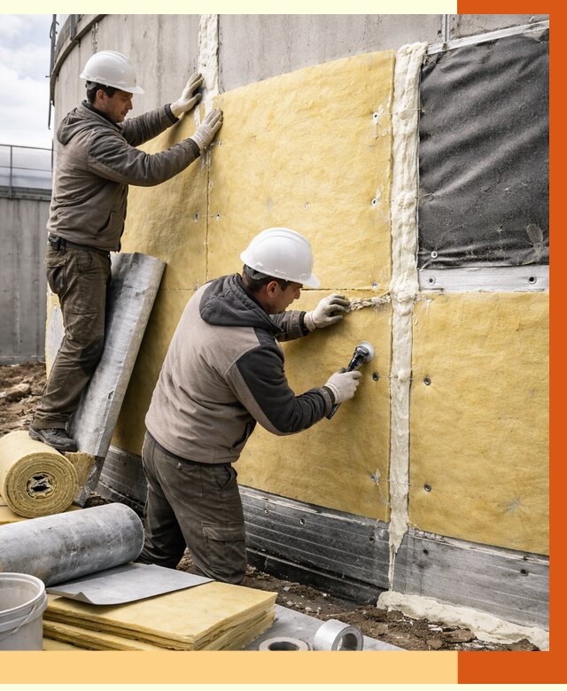 Утепление резервуара в Сосновом Бору от 27935 руб/м2 — монтаж ППУ и комплекс под ключ | ТепломастерСнб