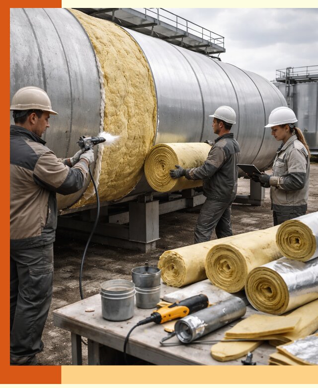 Утепление цистерны в Сосновом Бору — утеплители и монтаж под ключ