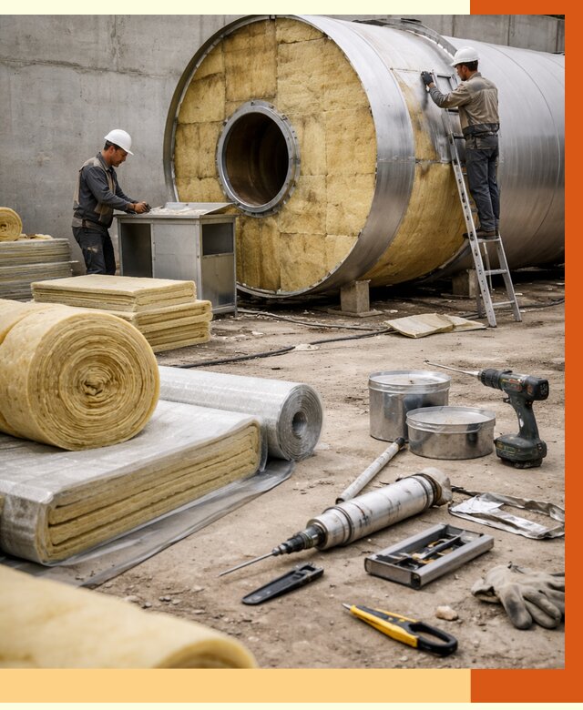 Утепление резервуара с топливом в Сосновом Бору от 27935 руб. под ключ | ТепломастерСнб