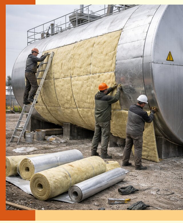 Утепление резервуаров с топливом в Сосновом Бору надежно и экономично