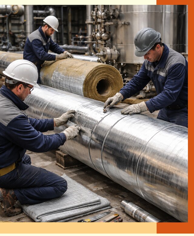 Утепление технологического оборудования в Сосновом Бору от 4266 руб. за м2 | ТепломастерСнб