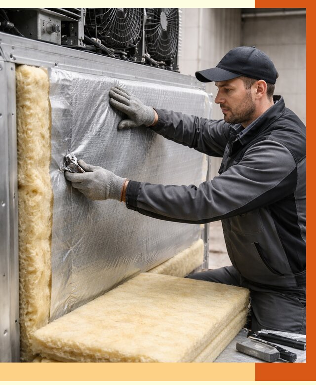 Утепление холодильного агрегата в Сосновом Бору от 8634 руб. под ключ | ТепломастерСнб