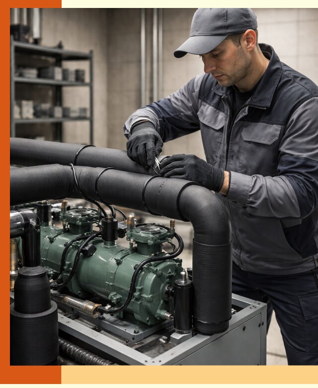 Утепление холодильного агрегата и теплоизоляция в Сосновом Бору