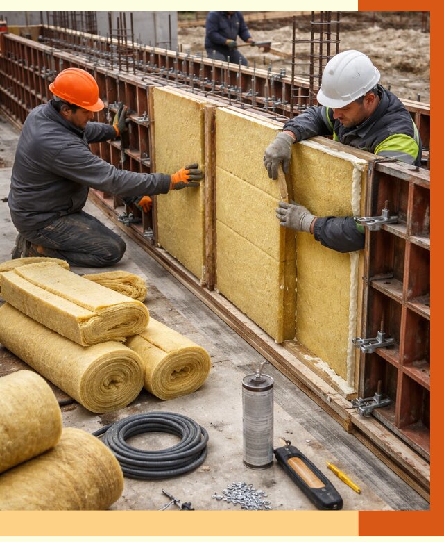 Теплоизоляция опалубки в Сосновом Бору от 7314 руб. за м2 — услуги и монтаж | ТепломастерСнб