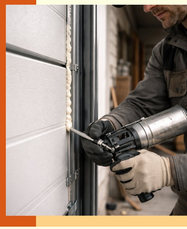 Заполнение пустот ворот в Сосновом Бору профессионально и герметично