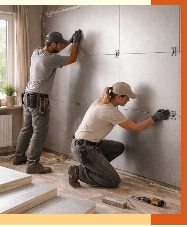 Утепление PIR панелями в Сосновом Бору от 4266 руб. под ключ | ТепломастерСнб