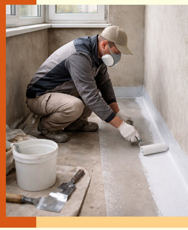 Утепление балкона жидкой теплоизоляцией в Сосновом Бору