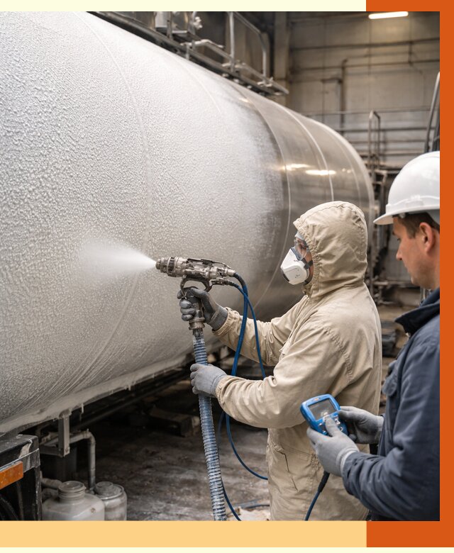 Утепление автоцистерны жидкой теплоизоляцией в Сосновом Бору от 14729 руб. под ключ | ТепломастерСнб
