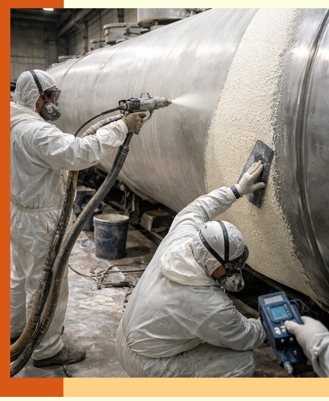 Утепление автоцистерн жидкой теплоизоляцией в Сосновом Бору