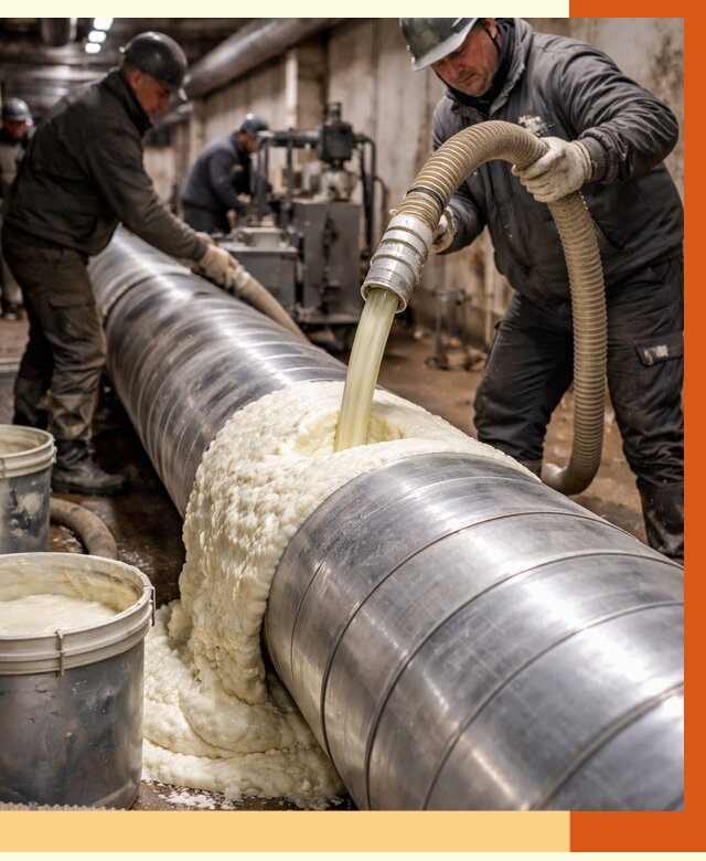 Утепление теплотрассы жидкой теплоизоляцией в Сосновом Бору от 4266 руб. | ТепломастерСнб