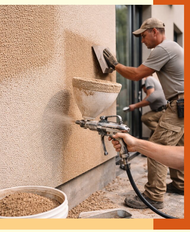 Утепление фасада жидкой пробкой в Сосновом Бору от 4876 руб./м² под ключ | ТепломастерСнб