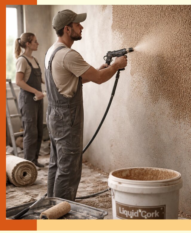 Утепление стен жидкой пробкой в Сосновом Бору эффективное и долговечное