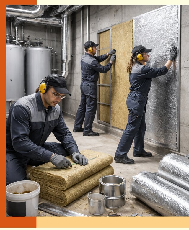 Шумоизоляция котельной в Сосновом Бору: профессиональный монтаж и материалы