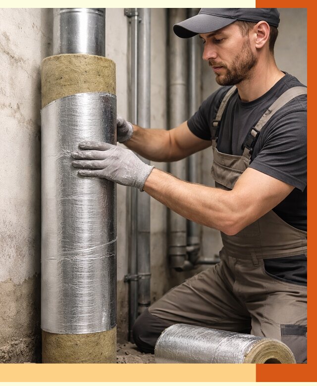 Шумоизоляция труб в Сосновом Бору от 1219 руб. — шумоподавление и звукоизоляция труб | ТепломастерСнб