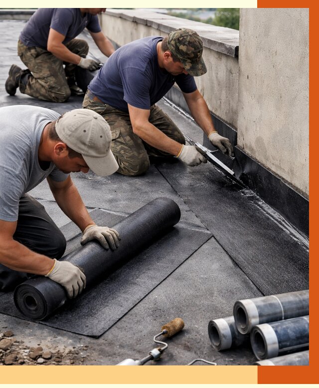 Гидроизоляция кровли в Сосновом Бору от 4571 руб. — профессиональная гидроизоляция крыши | ТепломастерСнб