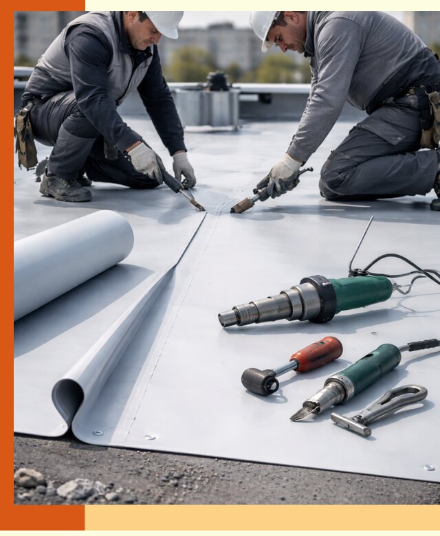 Гидроизоляция мембранной кровли в Сосновом Бору: монтаж и ремонт быстро