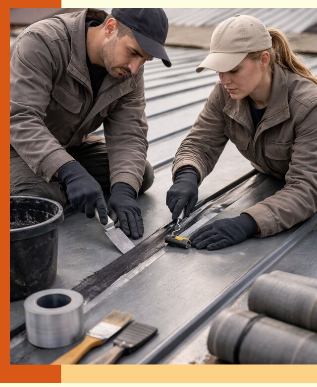 Гидроизоляция фальцевой кровли в Сосновом Бору качественно и надежно