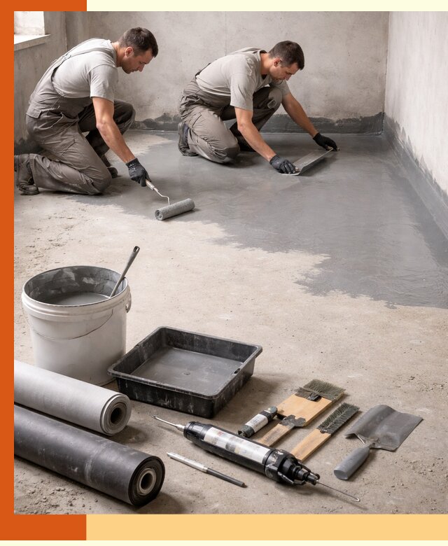Гидроизоляция пола в Сосновом Бору — надежная защита от влаги и протечек