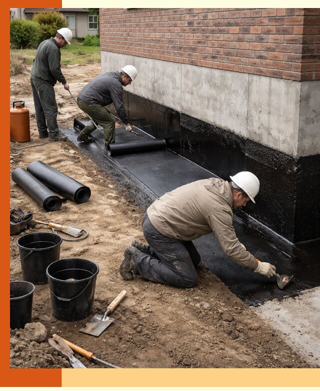 Гидроизоляция фундамента в Сосновом Бору: надежная защита строений