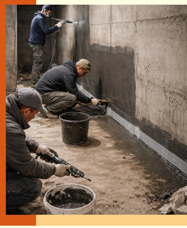 Гидроизоляция подвала в Сосновом Бору — комплексная защита от влаги