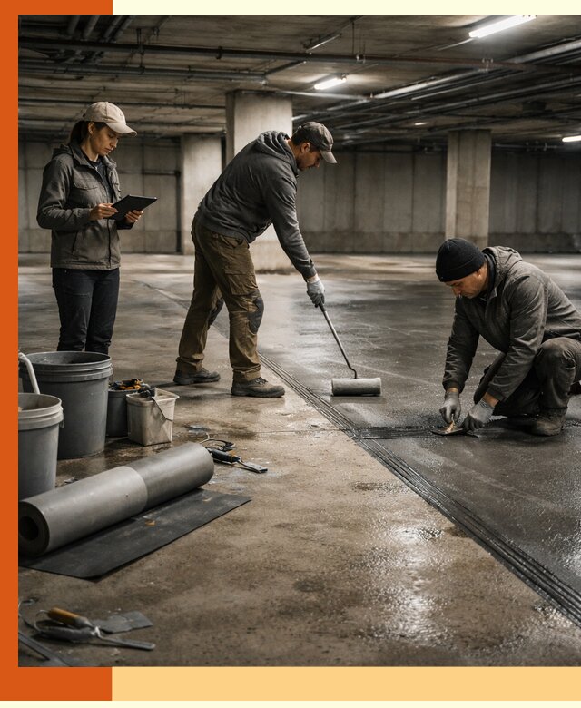 Гидроизоляция паркинга в Сосновом Бору: качественная защита зданий