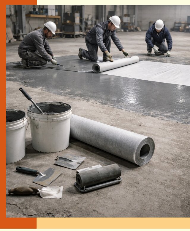 Гидроизоляция промышленного пола в Сосновом Бору — защита и долговечность