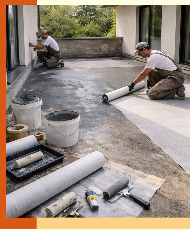 Гидроизоляция террасы в Сосновом Бору — надежная защита от влаги и протечек